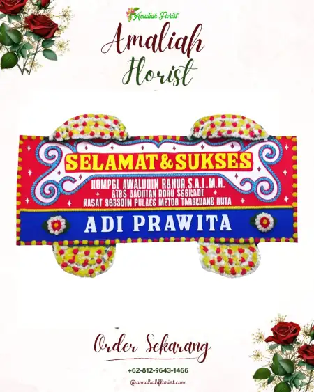 Papan Bunga Ucapan Selamat Kampak