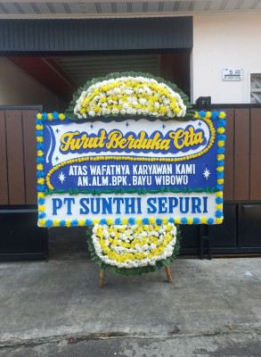Papan Bunga Duka di Kampak